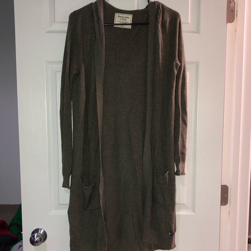 Abercrombie & Fitch hooded cardigan